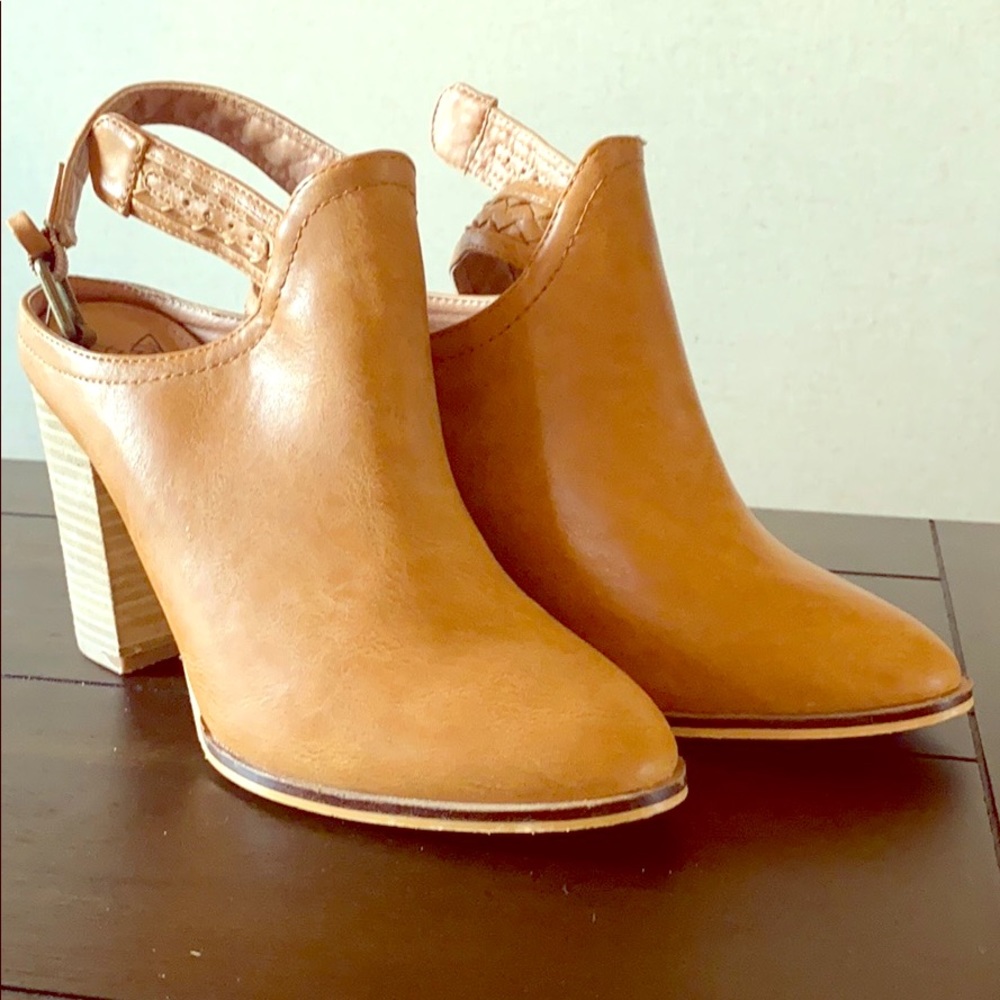 Beast Fashion Tonic Sling Back Ankle Boot 7.5 New